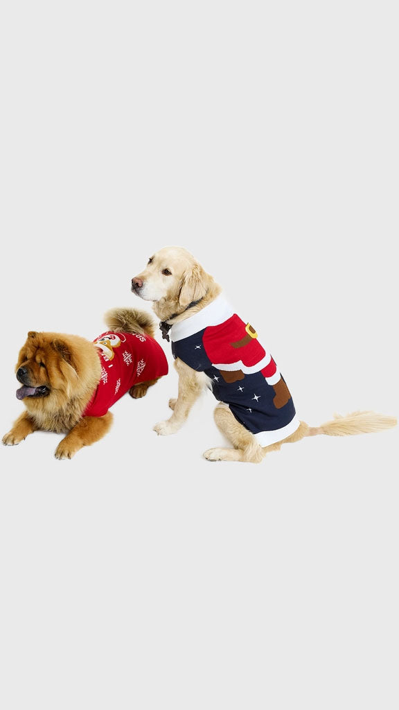 Santas lille hjælper hundejulesweater